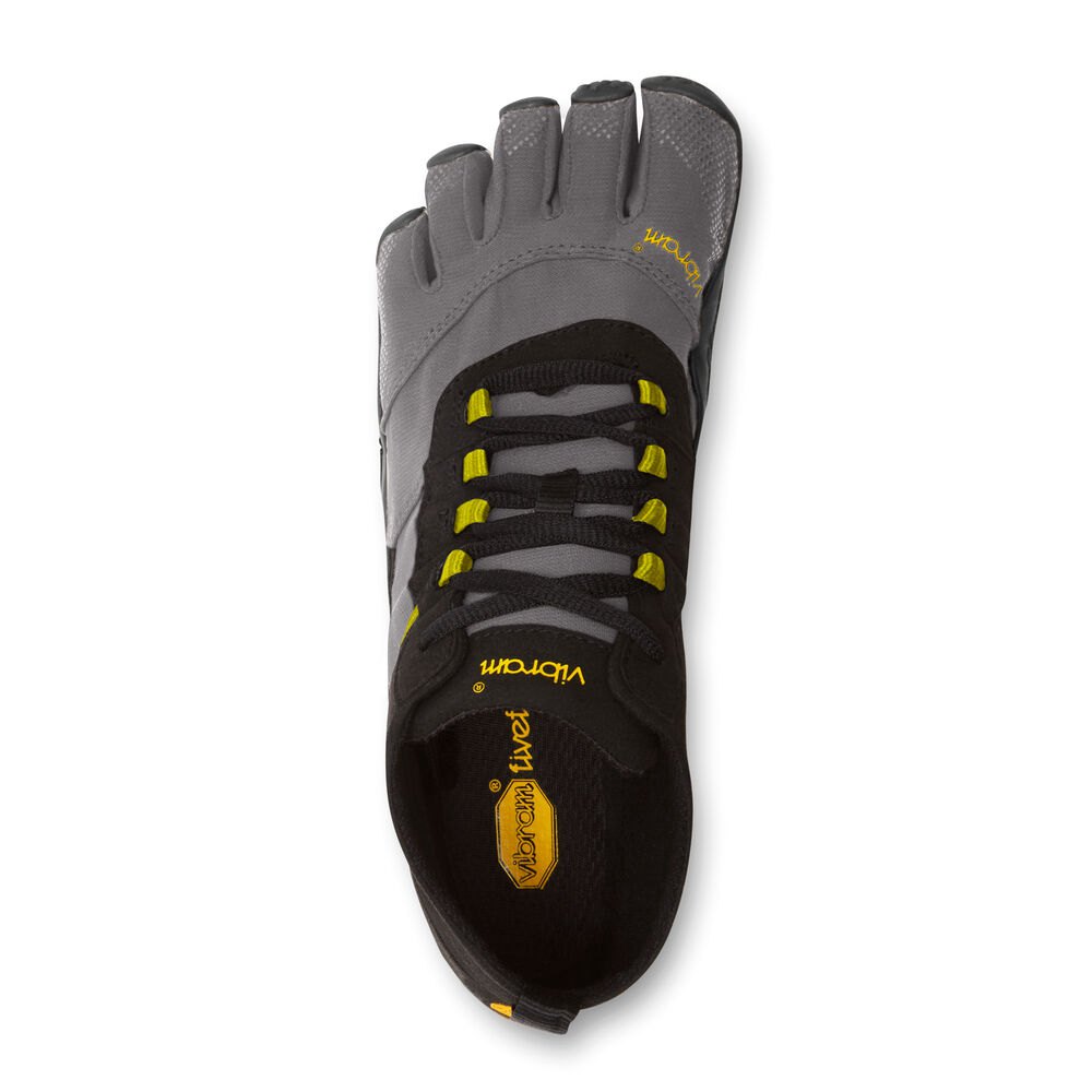 Vibram Five Fingers Womens V-Trek - Running Shoes Black/Grey - OHR801473